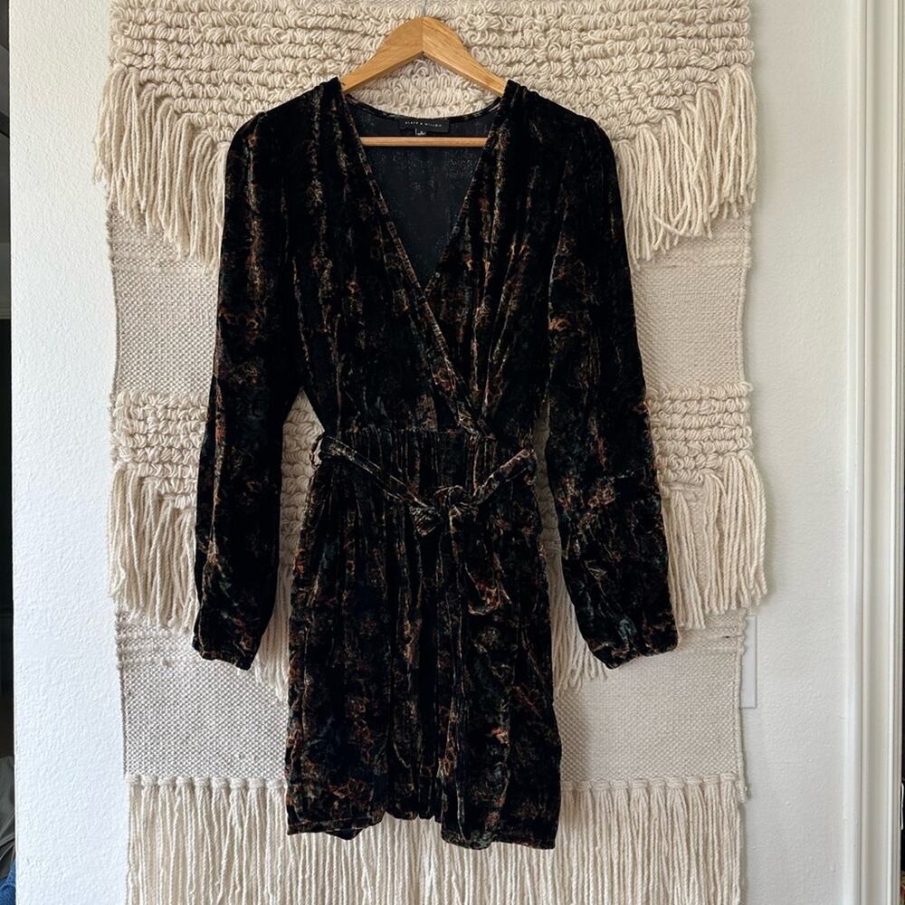Slate & Willow Velvet Tie Dress